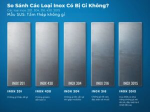 Inox 201, 304, 430, 316 Có Bị Gỉ Sét Không