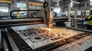 Cắt laser inox tấm Fiber CNC công suất lớn chính xác cao theo yêu cầu tại xưởng HaVi