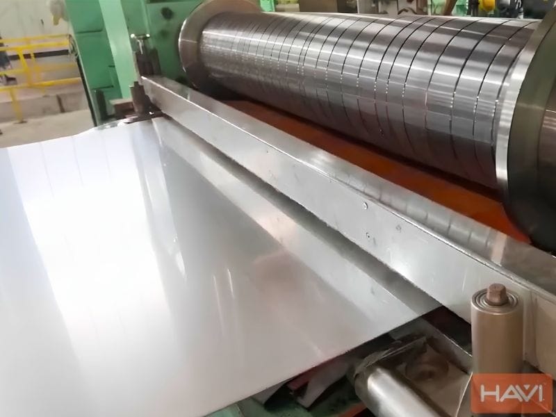 Phôi tấm inox 316L cuộn xả băng gia công bồn bể áp lực nhà máy hóa chất