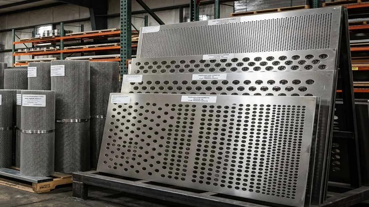 Tấm Lưới Inox Đục Lỗ Tròn CNC HaVi Tấm lưới inox đục lỗ tròn dập CNC chất lượng cao cho sàng tuyển hạt