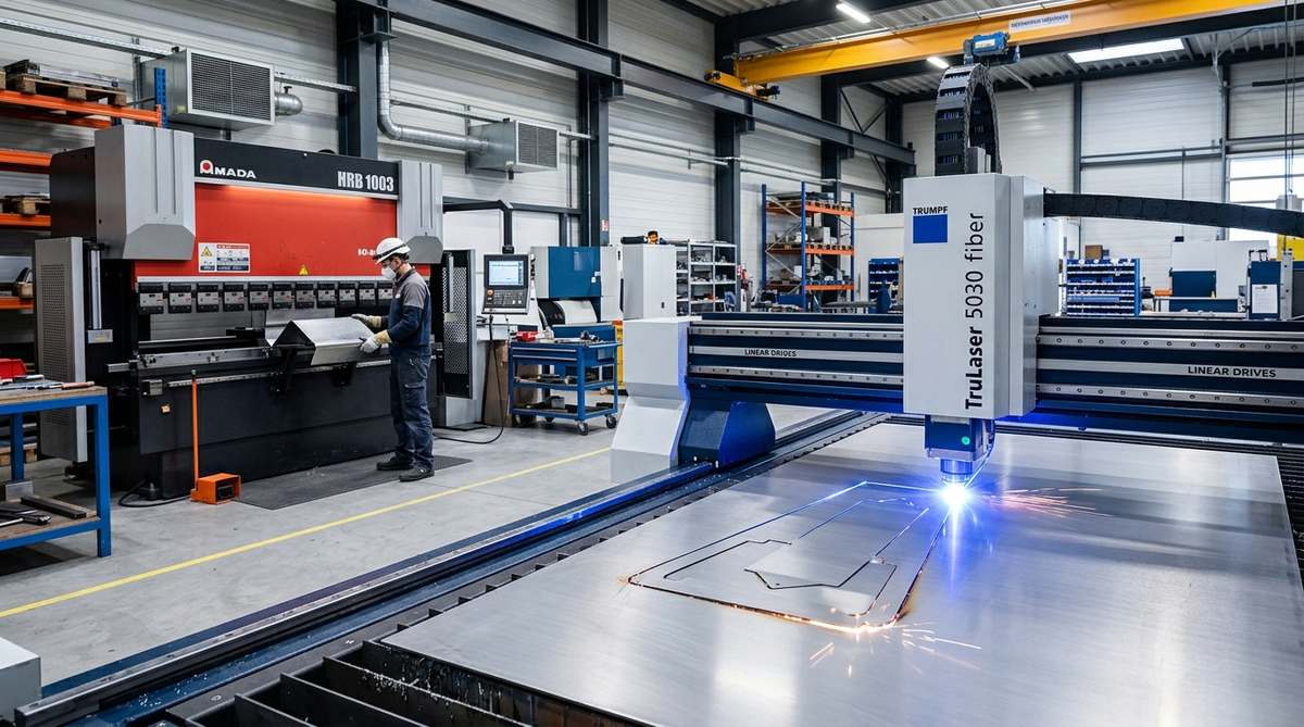 Dây chuyền cắt laser CNC và chấn gấp phôi inox Posco Hyundai tại HaVi dây chuyền cắt laser chấn gấp phôi inox posco hyundai